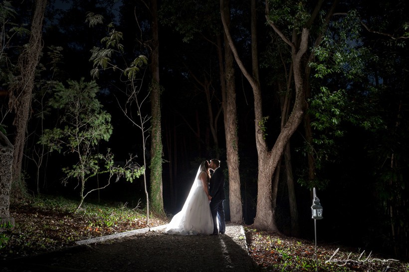 Ecostudio Fellini wedding night time bridal portrait