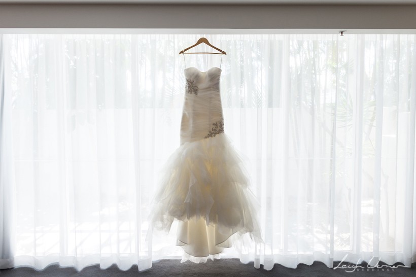 Dress in Window at Sheraton Mirage