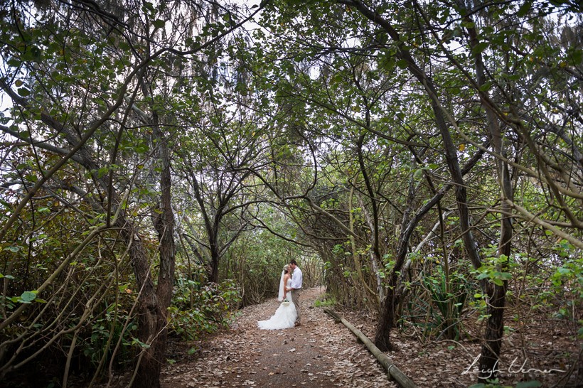 Bride and Groom Cottonwood Portrait