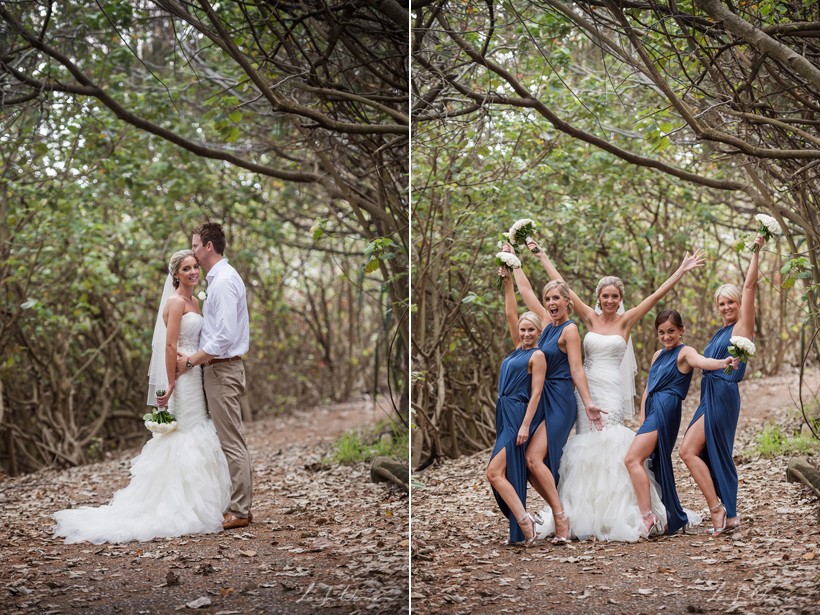 Bridal party in the Cottonwoods at the Spit Gold Coast