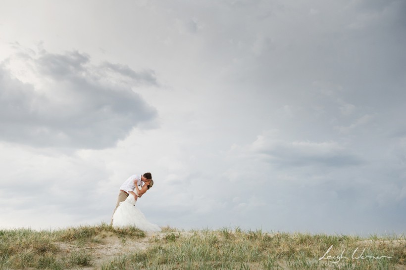 Bride and Groom at Gold Coast Seaway