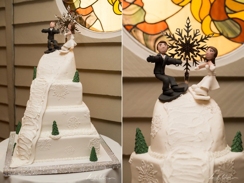 Snowboard Wedding Cake