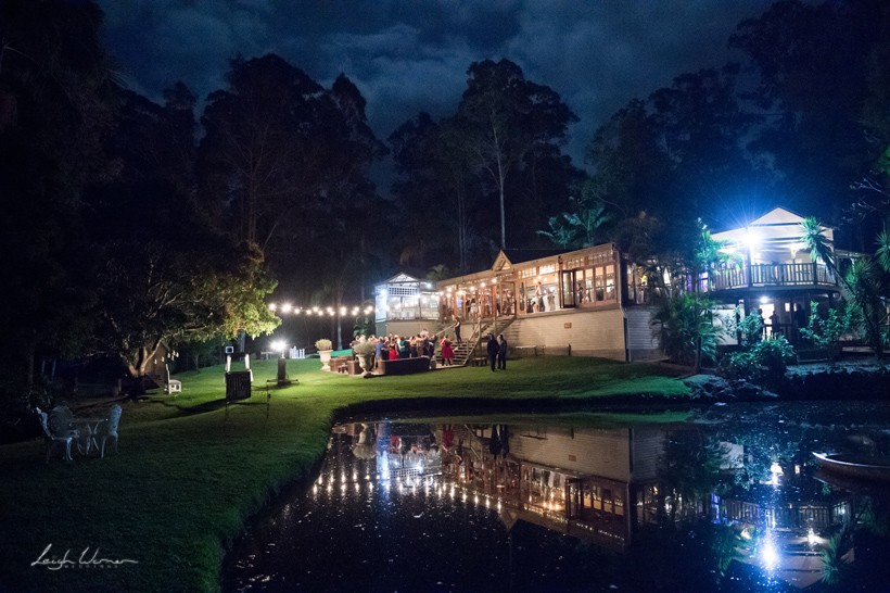 Ecostudio Fellini Wedding Venue at Night